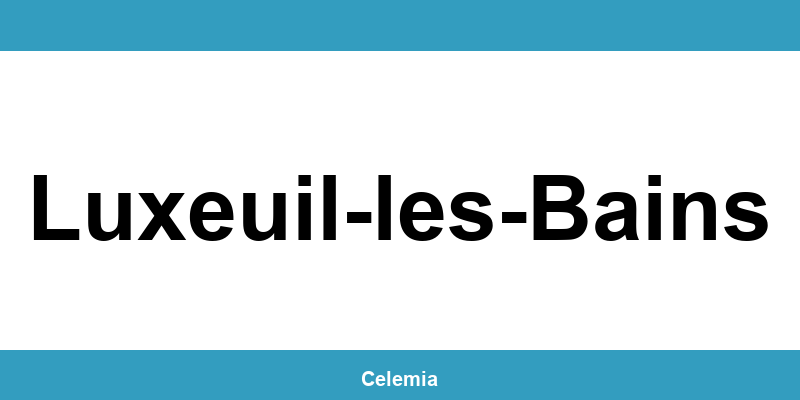 Contacter un centre CMP à Luxeuil-les-Bains